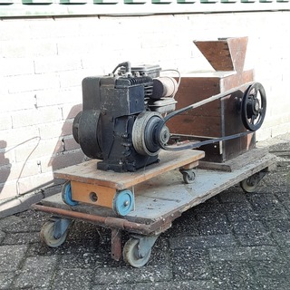 Nostalgische graan maalmolen