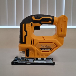 5x Accu decoupeerzaag, brushless, Geel