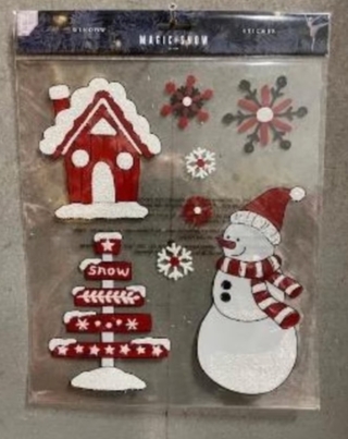 Ca. 10000x Kerstraamstickers