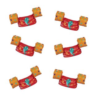 Ca. 90x Verstelbare zwembandjes, Bestway, Puddle Jumper deluxe, rood/o