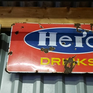 Emaille wandbord Hero Drinks, merk: Langcat