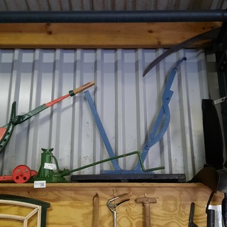 4x Nostalgische riet/stro snijder