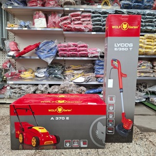 Elektrische grasmaaier en strimmer Wolf Garten