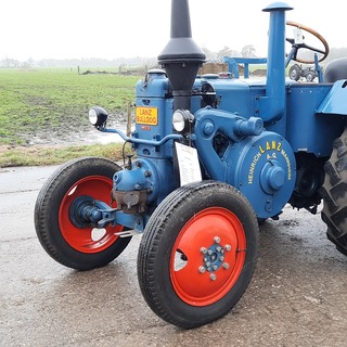 Oldtimer tractor Lanz, D7506, bouwjaar 1949