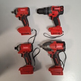 5x Accu gereedschap Rood