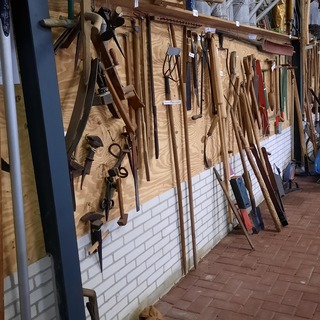 Partij nostalgisch handgereedschap