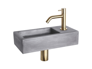 Differnz Sifon Mat Goud  Sifon Wastafel  Mix&Match Fonteinsifon