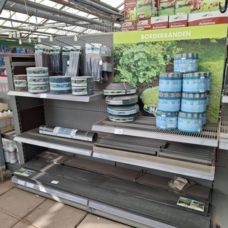 Assortiment borderbanden en planken o.a. Nature, Bellissa