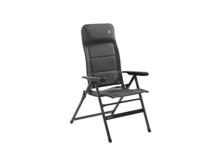 Travellife Lago Camping Standenstoel Comfort stormy grey – Verstelbaar