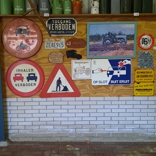 12x Nostalgisch wandbord