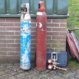 Snijbranderset met slang en reduceerventiel