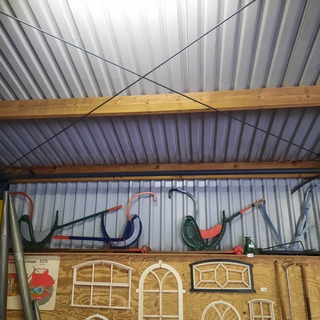 4x Nostalgische riet/stro snijder