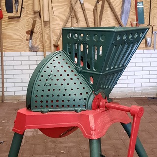 Nostalgische wortelsnijmachine