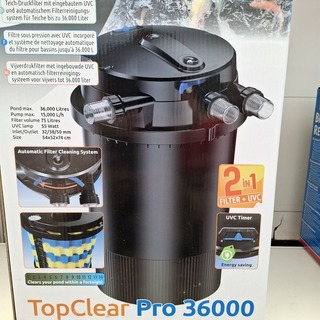 Vijver drukfilter SuperFish, TopClear Pro 36000