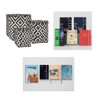 Partij  Tuinmanden, boeken en agenda’s