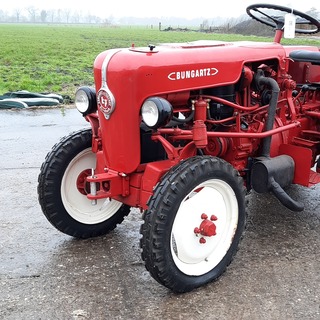 Oldtimer tractor Bungarts, E95U, bouwjaar 1964