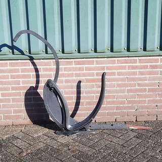 Nostalgische stro/rietsnijder