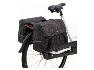 New Looxs Alma Joli Double  Dubbele Fietstas 37 L  Zwart