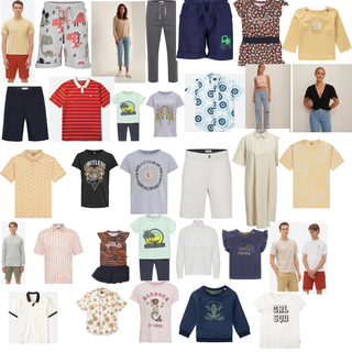 Ca. 500x Dames-, heren- en kindermode, NA-KD, Jack&Jones, Ichi, Raizze