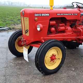 Oldtimer tractor David Brown, 770, bouwjaar 1967