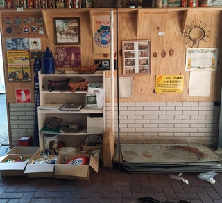 Diverse nostalgisch wanddecoratie