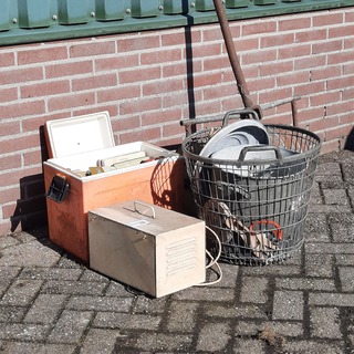 Partij diverse nostalgische decoratie