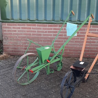 6x Zaai- en schoffel gereedschap