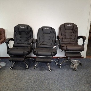 3x Bureaustoel met massagefunctie