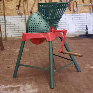 Nostalgische wortelsnijmachine