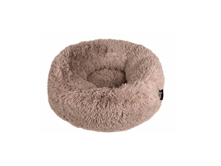 District 70 FUZZ Donut Hondenmand  Mocca  Medium 60 cm
