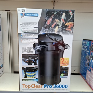 Vijver drukfilter SuperFish, TopClear Pro 36000