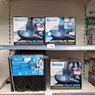 4x Filterpomp, SuperFish, Hozelock