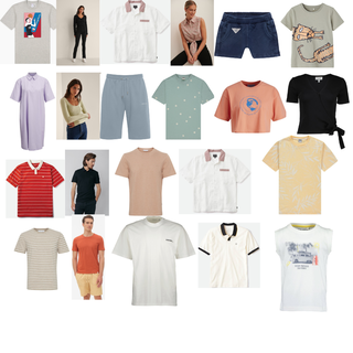 Ca. 500x Dames-, heren- en kindermode, NA-KD, Jack&Jones, Ichi, Raizze