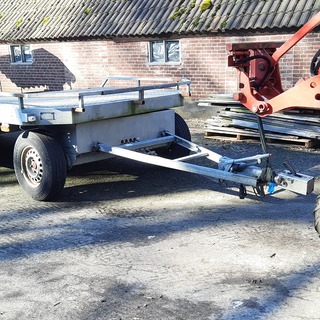 Schamelaanhangwagen Verdonk, VA-MA-SWZ, bouwjaar 2000