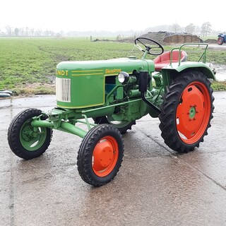 Oldtimer tractor Fendt , Dieselross F12GH, bouwjaar 1953