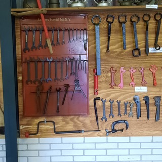 Partij nostalgisch handgereedschap