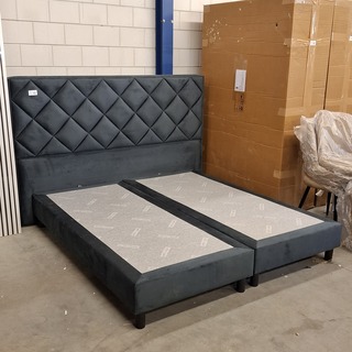 Boxspring  Donker blauw