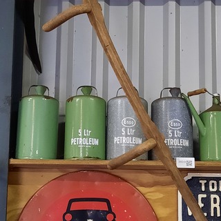 7x Nostalgische petroleum schenkkan