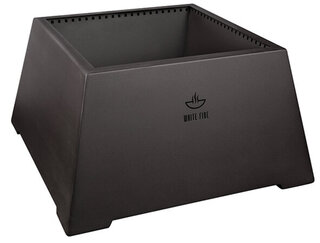 Vuurschaal White fire, zwart