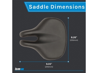 Ism Metro zadel  Fietszadel voor stadsfietsen en hybrides
