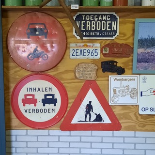 12x Nostalgisch wandbord
