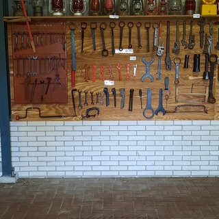 Partij nostalgisch handgereedschap