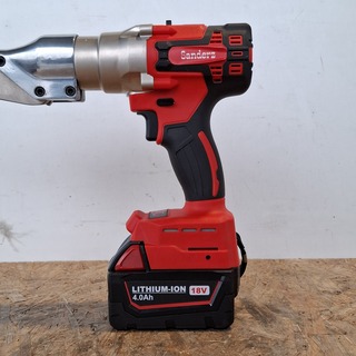 2x Accu metaalschaar, Blauw