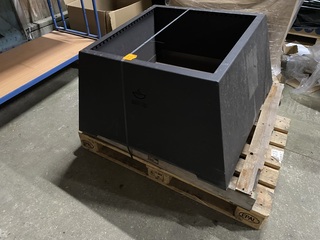 Vuurschaal White fire, zwart