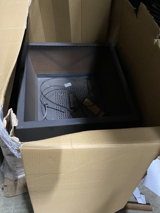 Vuurschaal White fire, zwart