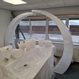 Boog met LED verlichting Wit