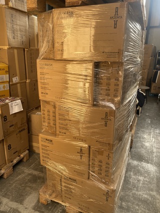 Ca. 80000x Mondkapje Akzenta, wit