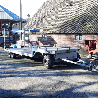 Schamelaanhangwagen Verdonk, VA-MA-SWZ, bouwjaar 2000