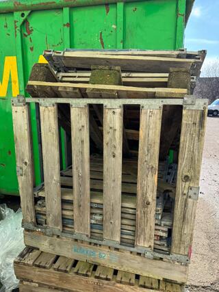 5x Palletkisten, Transport