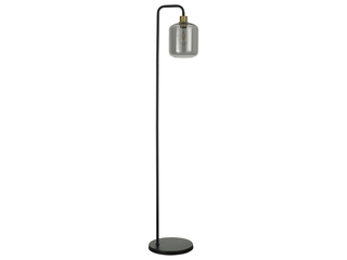 Vloerlamp Lusso rookglas 150×28 cm